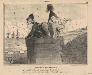 Odnowiona Wieża Sinobrodego autorstwa Honoré Daumier