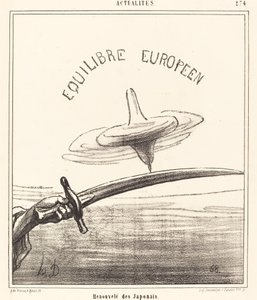 Odnowiony od japońskiego autorstwa Honoré Daumier