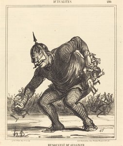 Odnowiony przez Guliwera autorstwa Honoré Daumier