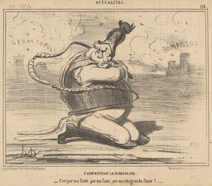 Zarządca dyscypliny ... autorstwa Honoré Daumier