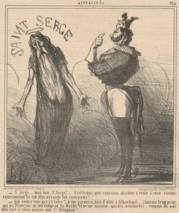 Święty Sergiuszu... Mój dobry Święty Sergiuszu! autorstwa Honoré Daumier