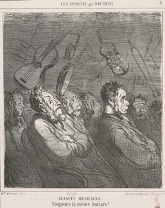 Sesje muzyczne autorstwa Honoré Daumier