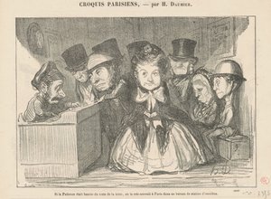 Jeśli cierpliwość zostałaby odrzucona od reszty... autorstwa Honoré Daumier