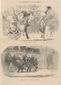 Wieczór u pana Dupina autorstwa Honoré Daumier