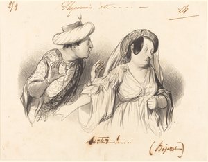 Wynoś się!... (Bajazet) autorstwa Honoré Daumier