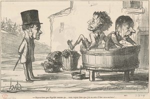 Więc nie obrzydzaj się tak... autorstwa Honoré Daumier