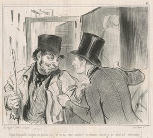 Spoczywaj spokojnie burżuazji, wiemy autorstwa Honoré Daumier