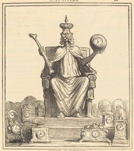 Następca Karola Wielkiego autorstwa Honoré Daumier