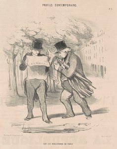 Na bulwarach Paryża autorstwa Honoré Daumier