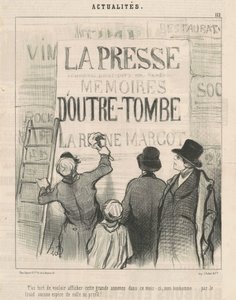 Mylisz się, chcąc opublikować tę... reklamę... autorstwa Honoré Daumier
