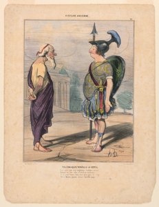 Telemach powrócił do cnoty autorstwa Honoré Daumier