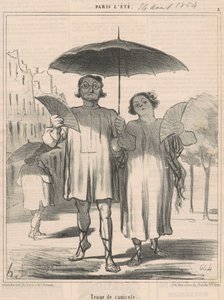 Strój na fale upałów autorstwa Honoré Daumier