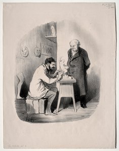 Artyści, płyta 2: Pewnego dnia musisz mnie w ten sposób wymodelować autorstwa Honoré Daumier