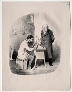 Artyści, płyta 2: Musisz mnie w ten sposób wymodelować pewnego dnia, 1848. autorstwa Honoré Daumier