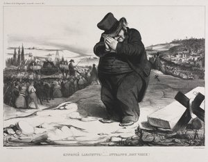 Stowarzyszenie Miesięcznika (tablica 22): Nieudane Lafayette! Dobrze ci służy, mój stary przyjacielu! autorstwa Honoré Daumier