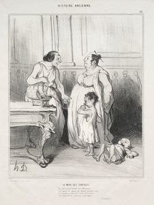 Matka Gracchi autorstwa Honoré Daumier