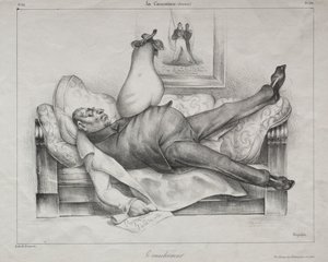 Koszmar autorstwa Honoré Daumier