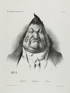 Przeszłość, teraźniejszość, przyszłość, tablica 349, 1834 autorstwa Honoré Daumier