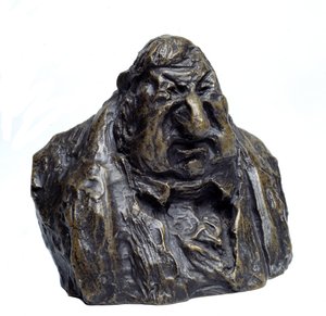 Popiersia mnóstwo karykatury „Celebrites du Juste Milieu” „” Jean Marie Fruchard (1786 - 1872), zastępca. Le Degout uosabiał „Rzeźba Honore Daumiera (1808-1879) XIX-wieczne Musee des Beaux Arts, Palais Longchamp, Marsylia autorstwa Honoré Daumier