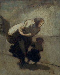 „Ciężkie obciążenie”, 1828-1879 autorstwa Honoré Daumier
