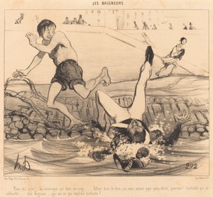 Oto Twój pomysł! Gmin, który pije kieliszek... autorstwa Honoré Daumier