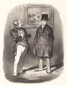 Czekaj... nie poznałem cię... autorstwa Honoré Daumier
