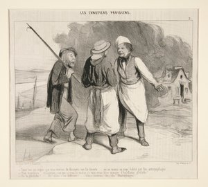 Tutaj! ja, która myślała, że ​​właśnie odkryliśmy bezludną wyspę autorstwa Honoré Daumier