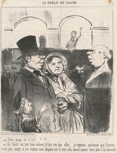 Tutaj tato, tam jesteś! ... autorstwa Honoré Daumier
