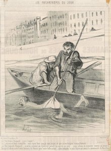 Zatrzymaj się, Gaspard... będzie neyer... autorstwa Honoré Daumier