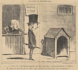Jesteś jedynym zakwaterowaniem dla chłopca... autorstwa Honoré Daumier
