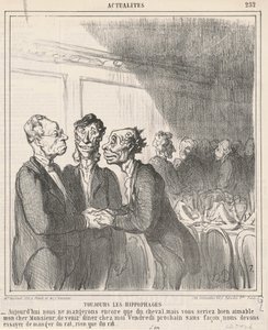Zawsze Hipofagi autorstwa Honoré Daumier