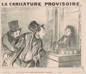 Wszystko jest opłacone? Zrobiliśmy tylko... cześć autorstwa Honoré Daumier