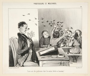 Smutny los nauczycieli? - #19 profesorów i musztard autorstwa Honoré Daumier