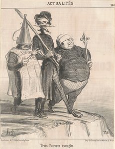 Trzech biednych niewidomych autorstwa Honoré Daumier