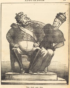 Za wąski dla dwojga autorstwa Honoré Daumier