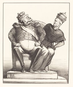 Za wąski dla dwojga autorstwa Honoré Daumier