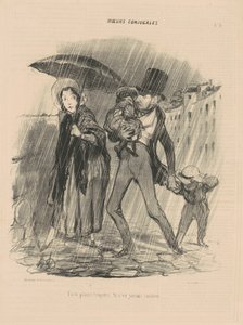 Zawsze narzekasz, nigdy nie jesteś szczęśliwy. autorstwa Honoré Daumier