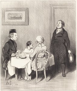 Przyjaciel to krokodyl... autorstwa Honoré Daumier