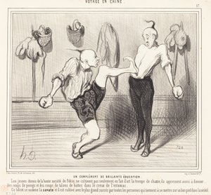 Dopełnienie genialnej edukacji autorstwa Honoré Daumier