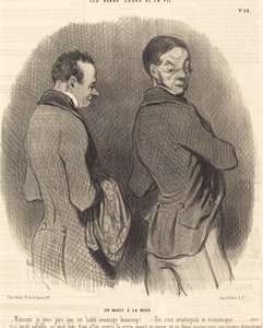 Modny strój autorstwa Honoré Daumier