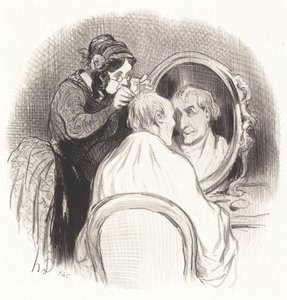 Dżentelmen, który robi się za młody autorstwa Honoré Daumier