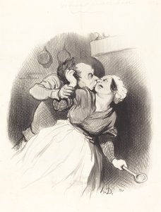 Powrót do młodości autorstwa Honoré Daumier