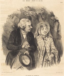 Powrót do młodości autorstwa Honoré Daumier