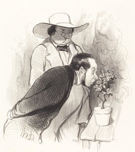 Triumf botanika autorstwa Honoré Daumier