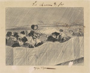 Przyjemna podróż z Paryża do Orleanu autorstwa Honoré Daumier
