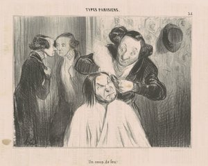 Strzał! autorstwa Honoré Daumier