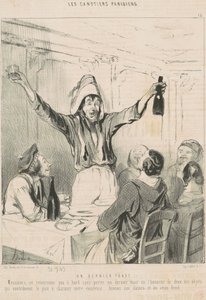 Ostatni toast autorstwa Honoré Daumier