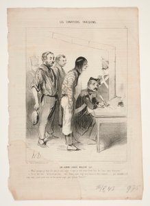 Człowiek ratuje wbrew sobie autorstwa Honoré Daumier
