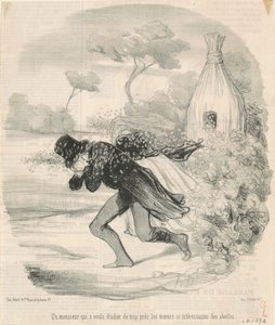 Dżentelmen, który chciał studiować… obyczaje… pszczół autorstwa Honoré Daumier