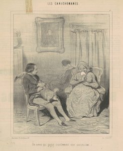 Siostrzeniec, który w okrutny sposób zdobywa majątek autorstwa Honoré Daumier